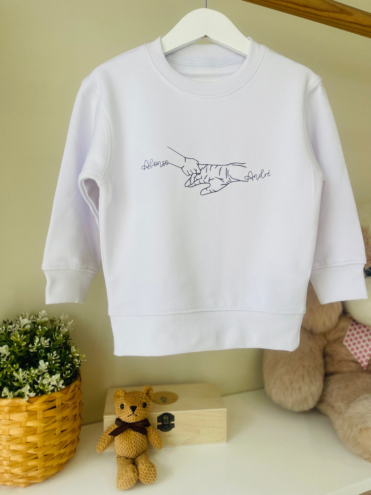 Hoodies Pai & filho "Loving hands"