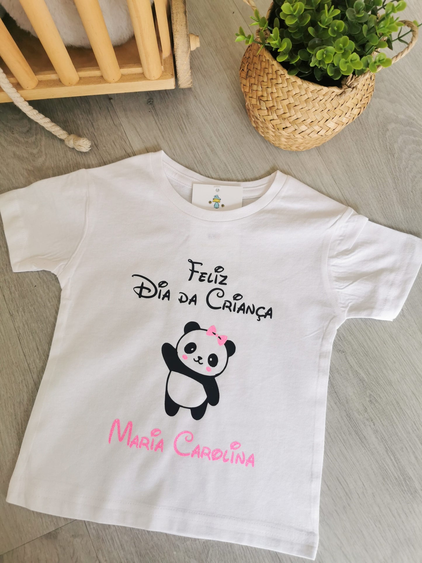 "Happy Children's Day" tshirt or bodysuit - Panda Model