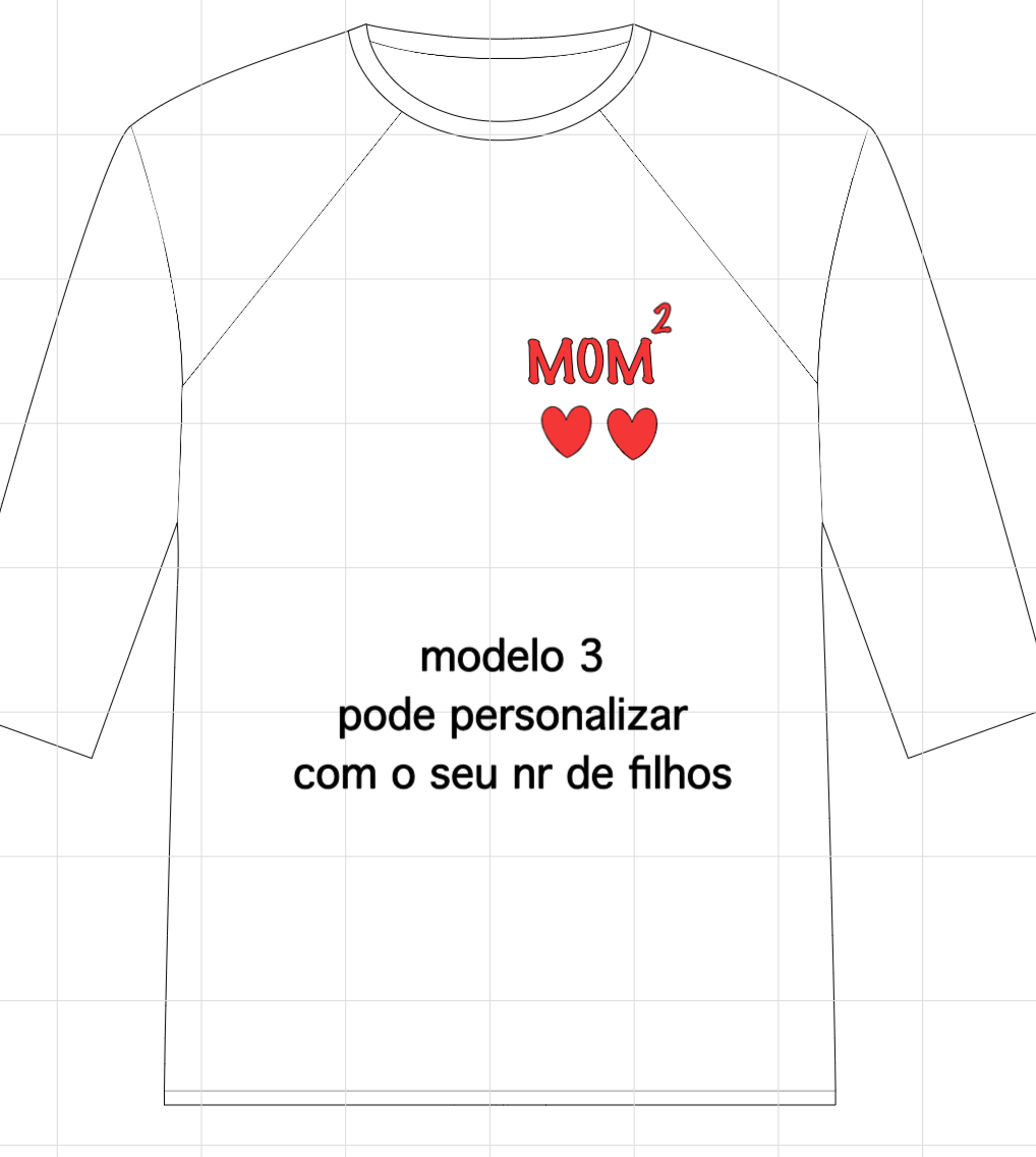 TSHIRT - DIA DA MÃE - EDIÇÃO ESPECIAL 2024 com oferta de dust bag