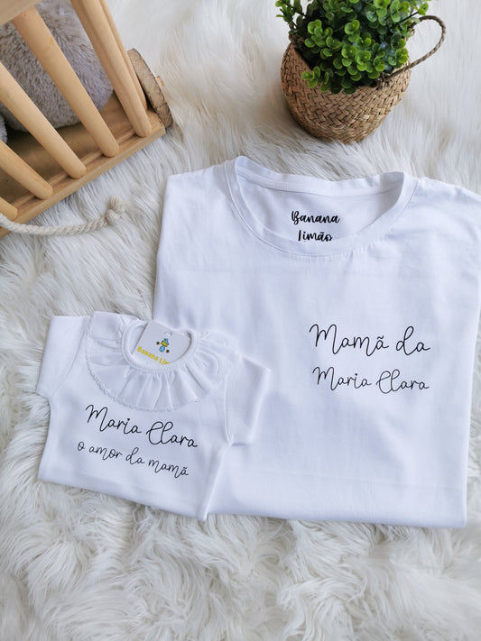 Tshirt de adulto “O amor da mamã"