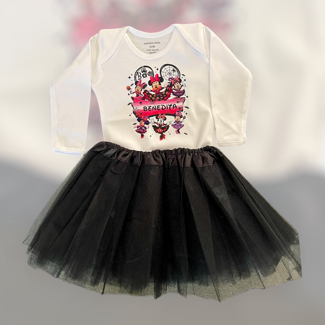Halloween "MINNIE BOO" - ÚLTIMA UNIDADE