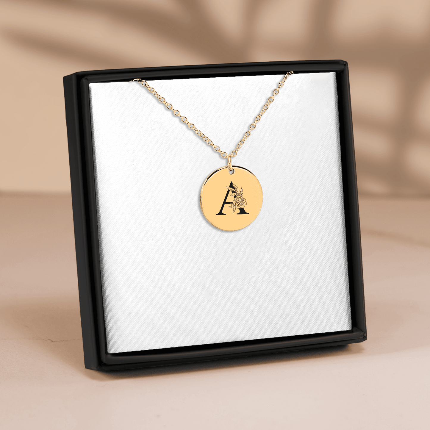 Colar da Alma -  com Inicial Floral