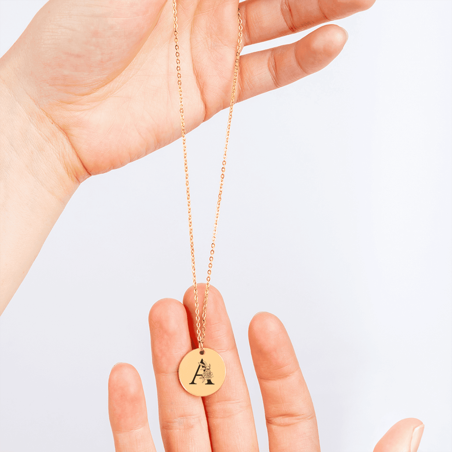 Colar da Alma -  com Inicial Floral