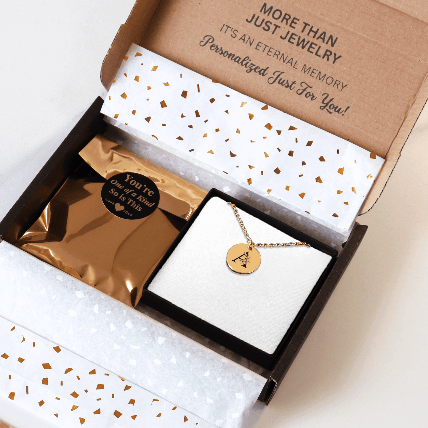 Colar da Alma -  com Inicial Floral