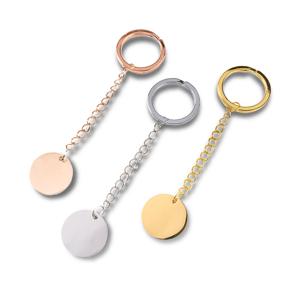 "Initials" keychain