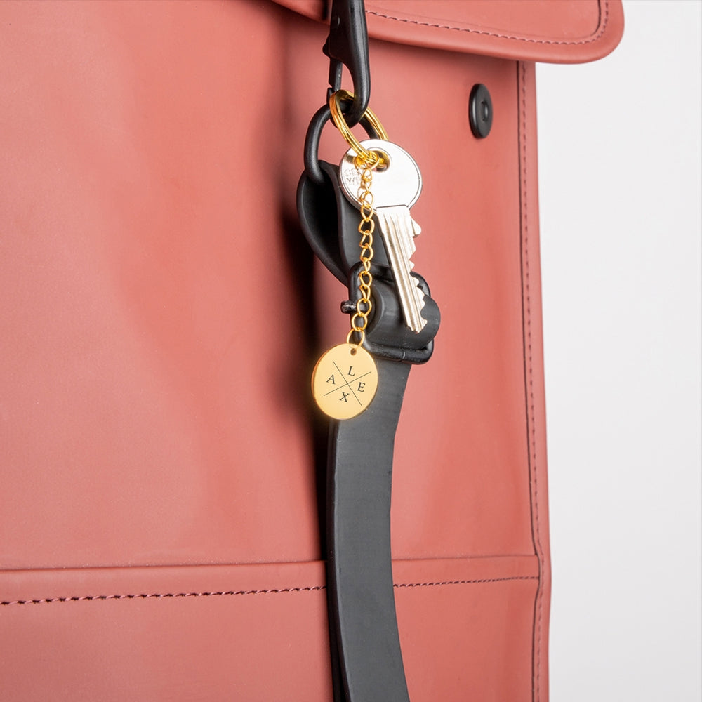 "Initials" keychain