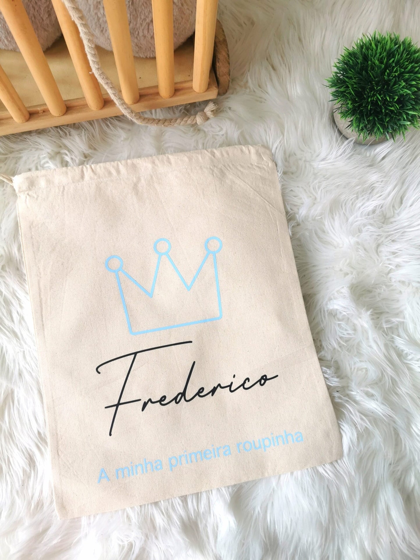 Pack of 3 "First Outfit" Bags - Rose &amp; blue edition