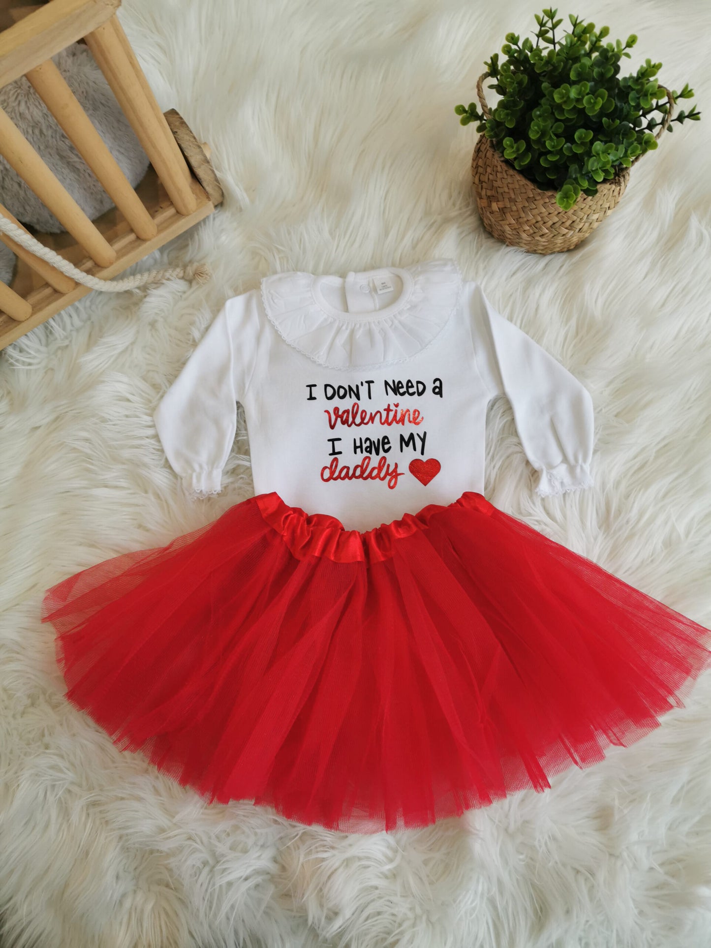 Body &amp; tulle "I don´t need a valentine, I have my daddy"