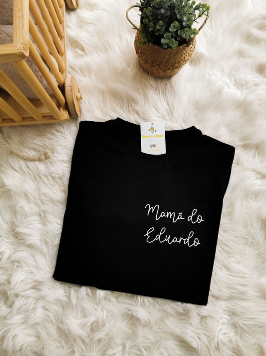 "Mommy &amp; baby's name" t-shirt