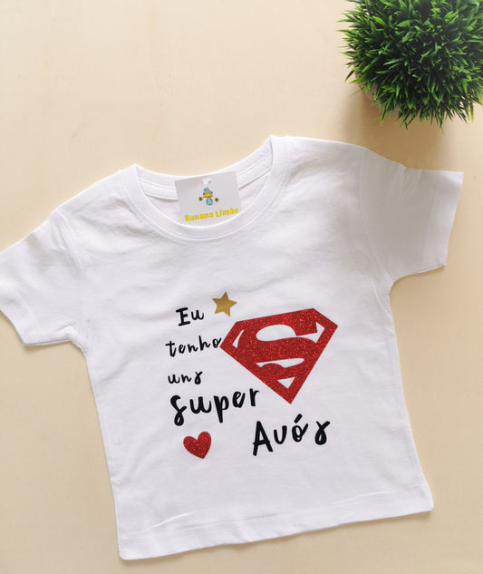 Children's bodysuit or t-shirt "I have some Super Grandparents - Colorful version