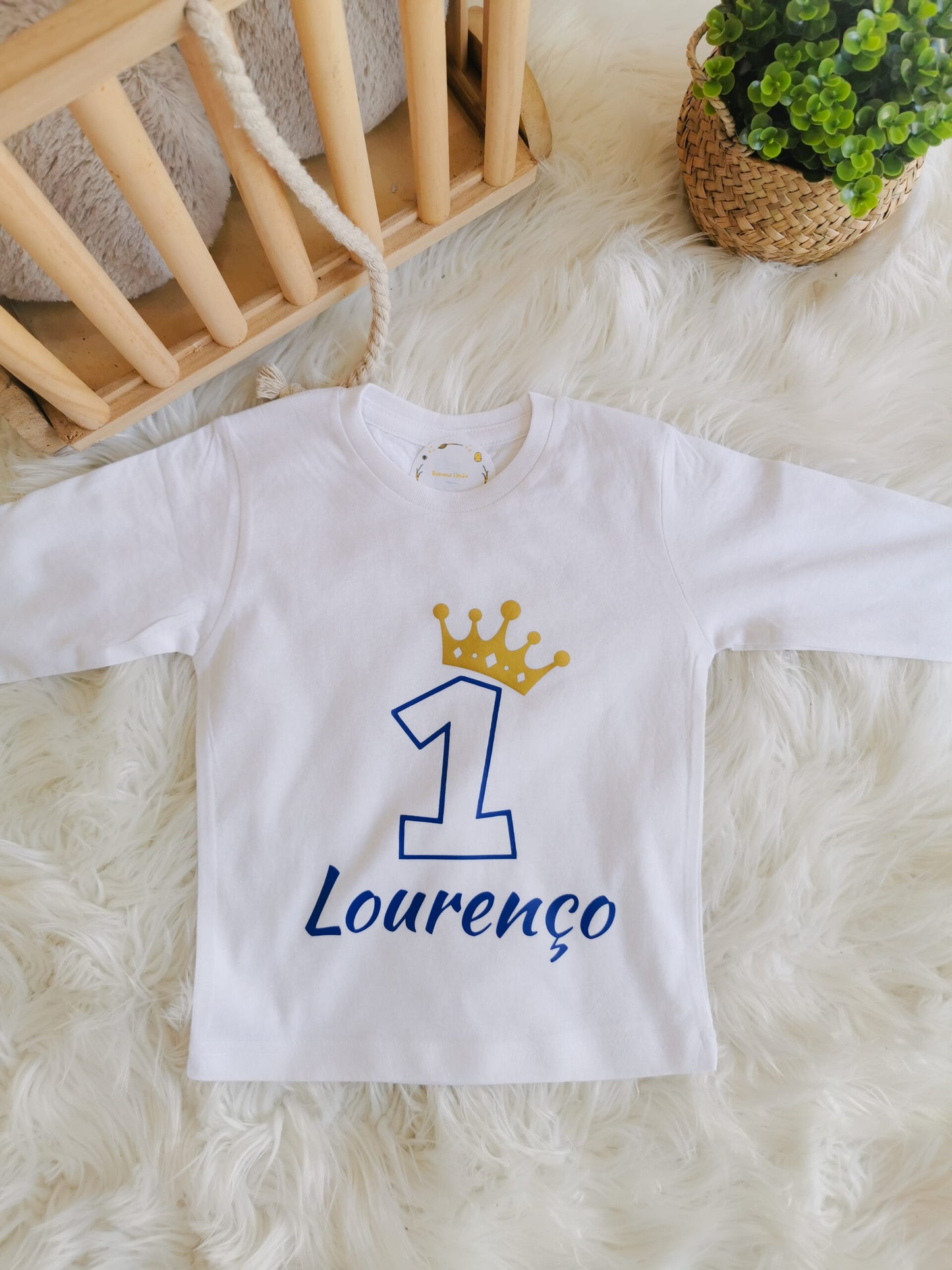 T-shirt Personalizada "One" (aniversário)