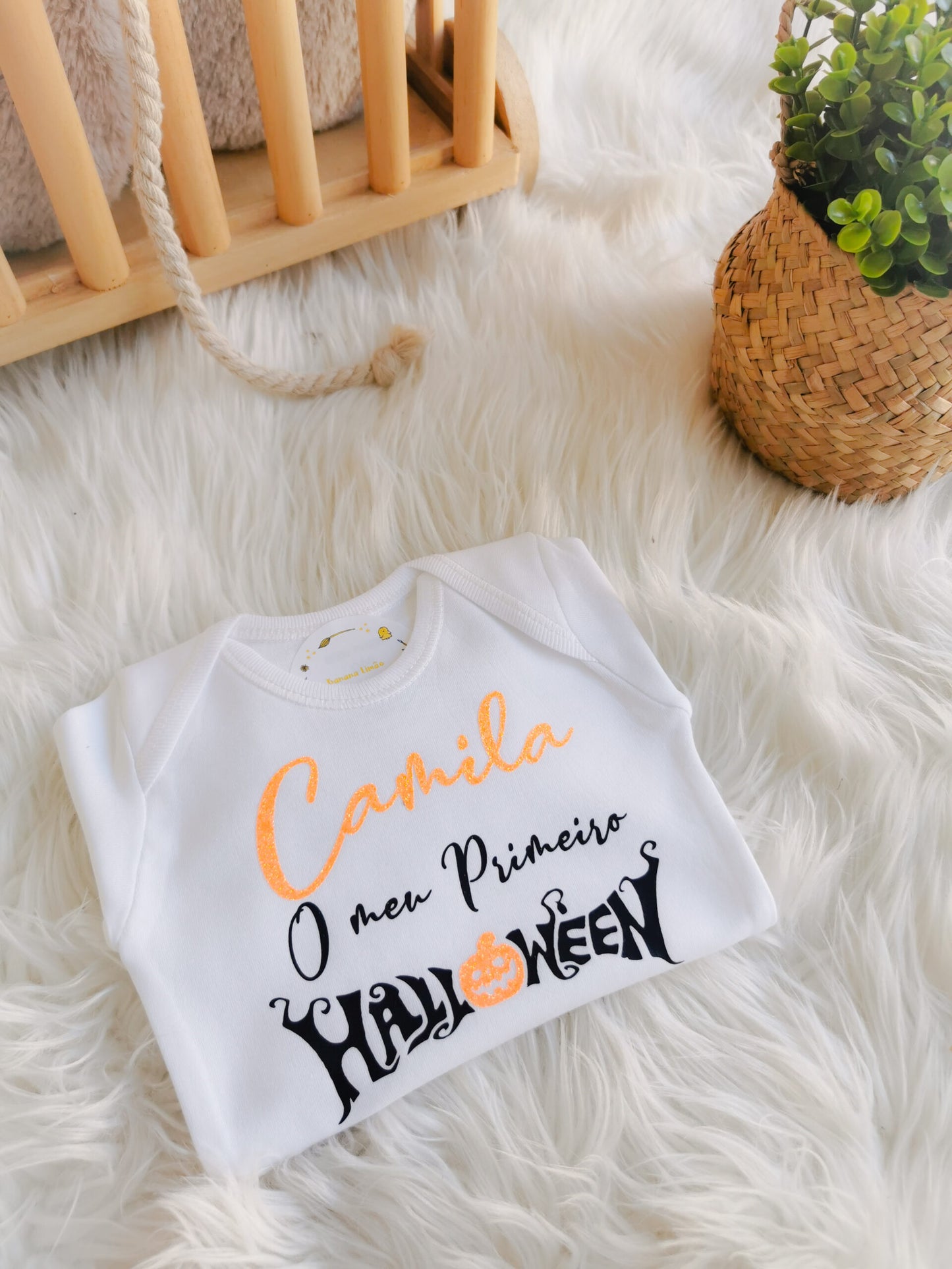"My First Halloween" body &amp; tulle set