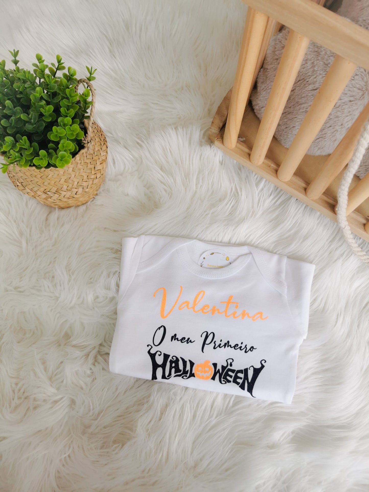 "My First Halloween" body &amp; tulle set