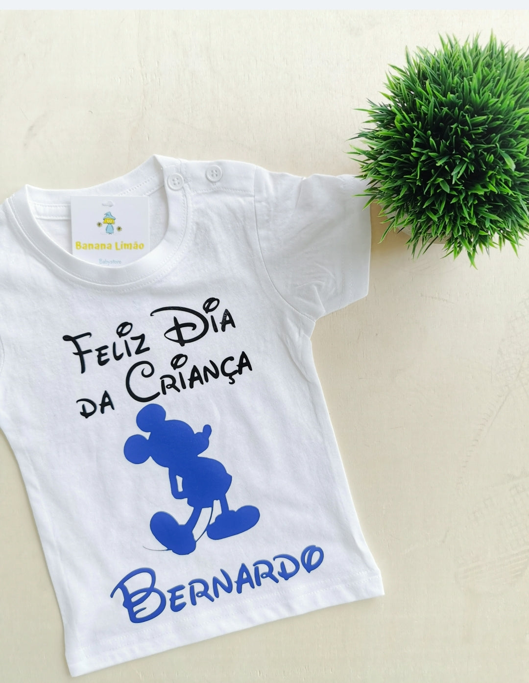 "Happy Children's Day" tshirt or bodysuit - Mickey silhouette model