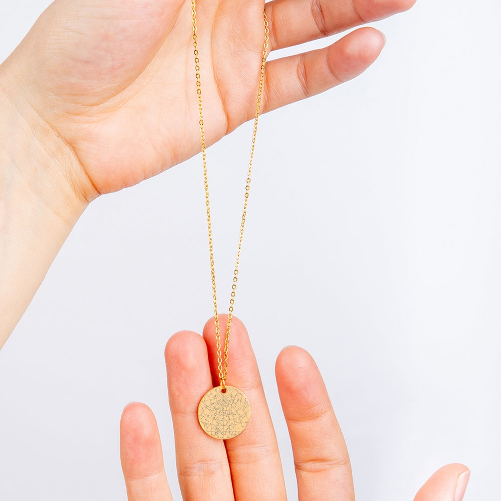 Necklace "The day our baby was born!"